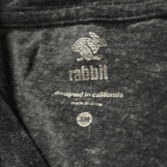 Mens Rabbit remix T-Shirt with Rabbit Design running - Picture 2 of 3